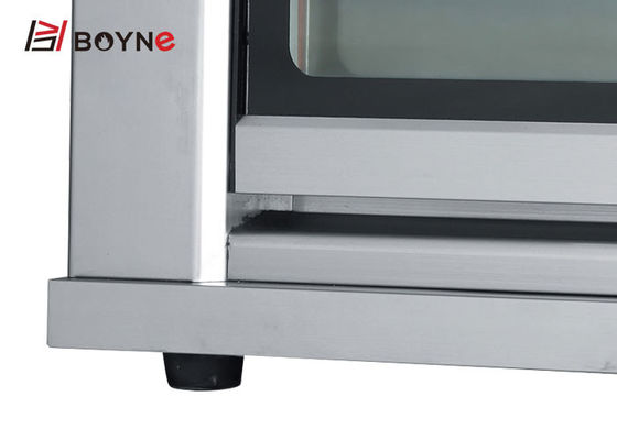 High End Microcomputer Stainless Steel Commercial  One Deck Two Trays Bakery Oven