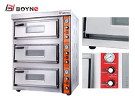 Big Capacity Pizza Oven Three Layer Electric 380v Stainless Steel