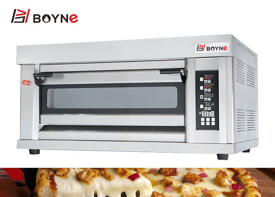 Commercial Microcomputer Type High Temperature 20-400°C One Deck Two Tray Gas Bakery Oven