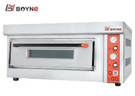 Commercial Pizza Oven 20~500°C one Deck Durable Stainless Steel Gas Bakery Ovens