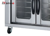 Stainless Steel Commercial high temeprature Electric One Deck Two Tray Bakery Oven With Poofer