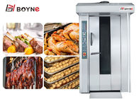 Stainless Steel Rotary Oven 16 Trays Electric For Bread Baking big yield and efficiency
