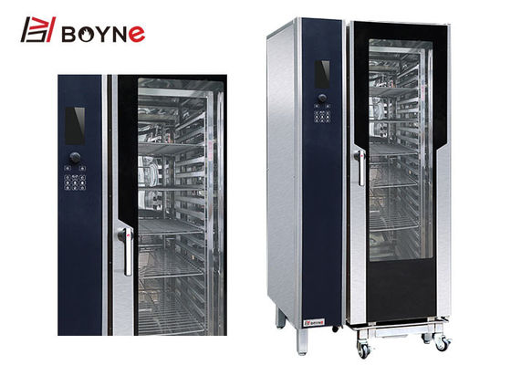 20 Trays Steam Combi Oven With Boiler 380v Electric Digital Controller for commercial kitchen