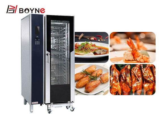 20 Trays Steam Combi Oven With Boiler 380v Electric Digital Controller for commercial kitchen