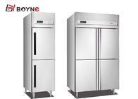 Commercial Kitchen stainless steel 4 Door Freezer Refrigerator Insert  Trays Cabinet