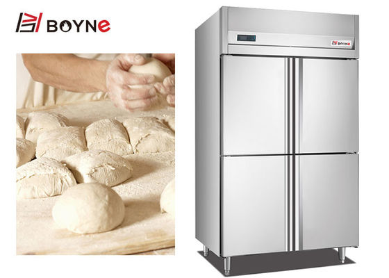 Stainless Steel Double door Insert Chiller Cabinet Bakery Bread Shop Kitchen