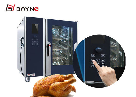 Chicken Roasting Machine 6 Tray Combi Oven Boiler steaming and baking