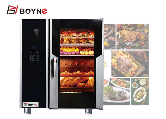 10 Tray Electric Combi Oven Steaming And Baking Multi Function For Kitchen