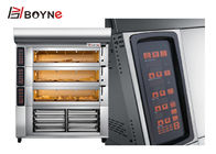 Digital Tube Heating SS Touch Screen Baking Oven 3 Deck 6 Trays