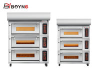 Touch Screen Commercial Bakery Kitchen Equipment Three Deck Nine Trays Bakery Oven