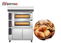 PID Commercial Bakery Kitchen Equipment 2 Layer 4 Trays Electric Oven Plus Proofer