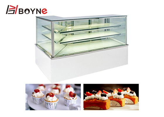 L Type Two Layers Corner Display Freezer Can Custom -Made The Size