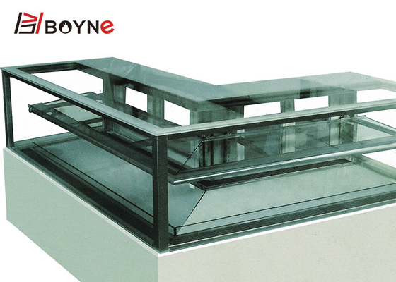 L Type Two Layers Corner Display Freezer Can Custom -Made The Size