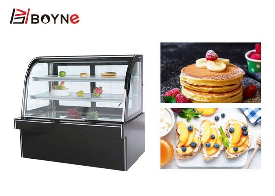 Fan Cooling R134A Refrigerated Pastry Display Case with Marble Base