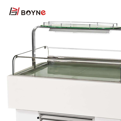 Double Sided Open Cake Display Case One Floor Display Freezer