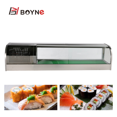 340KW Cake Display Case Single Or Double Layers Sushi Fridge Cabinet