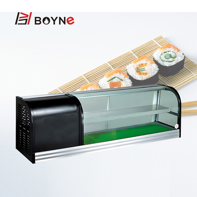 340KW Cake Display Case Single Or Double Layers Sushi Fridge Cabinet
