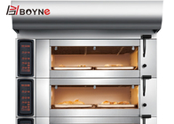 Commercial 6 Trays 16.65KW Bakery Deck Oven Easy To Clean and can baking a lot onr time