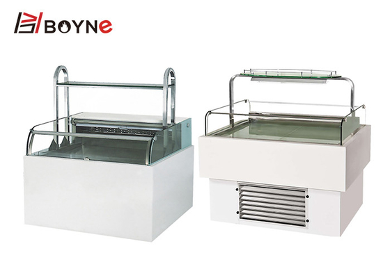 R134A Air Cooling Cake Display Case Floor Type Bakery Cabinet With Sliding Door