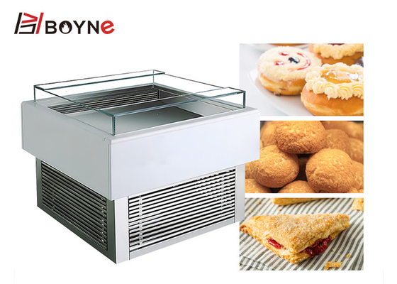 Double Side Opened Cake Display Case 1150W Electronic Control