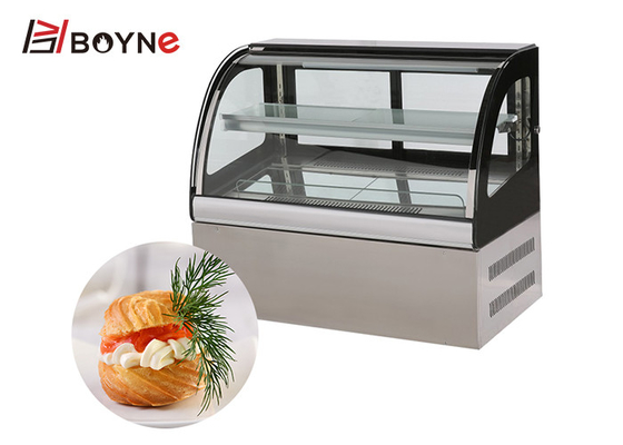 Marble Base 450W R134A Cake Display Case For Bread House