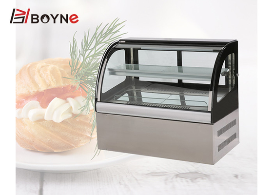 Small 450W Counter Top Cake Display Case Sandwich Cooling Showcase