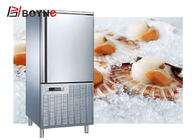 304 Stainless Steel Dough Sea Food Blast Freezer 10 Trays Cabinet Restaurant