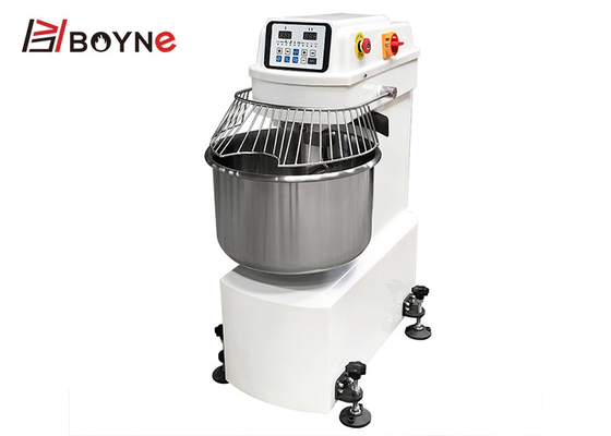 Touch Panel SS201 Bakery Processing Equipment 80L Douh Mixer with white painting