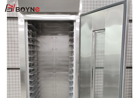 Commercial Stainless Steel PU Insulation Dough Proofer For Bakery Room with 18 trays