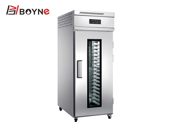 Commercial Fermentation Equipment Single Door Stainless Steel 18 Trays Chiller Proofer Retarder