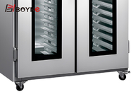 Double Door Fermentation Equipment SS 36 Trays 2~38 Degreed Chiller Proofer Retarder