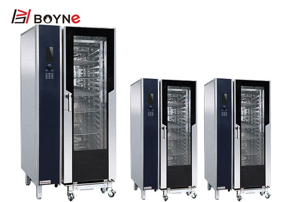 20 Trays Steam Combi Oven With Boiler 380v Electric Digital Controller for commercial kitchen