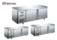 Commercial Working Table Two Door Refrigerator Counter Freezer use in kitchen and coffee shop