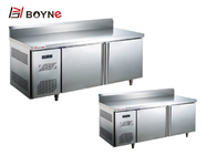 Commercial Working Table Two Door Refrigerator Counter Freezer use in kitchen and coffee shop