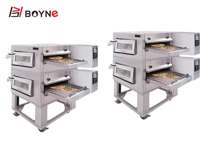 Restaurant Commercial Pizza Oven Stainless Steel Two Deck Electric Convection