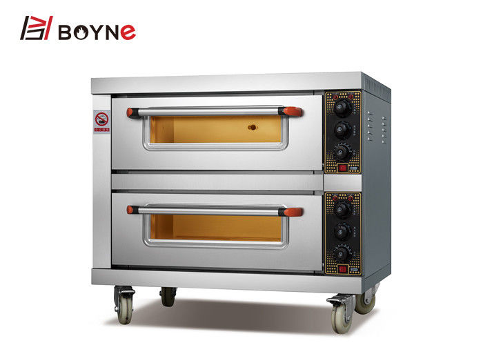 Double Deck Electric 20℃ 4kw Industrial Bakery Oven for making bread