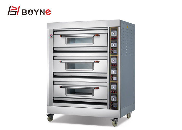 Six Trays Industrial Baking Oven Heating By Infrared Rays