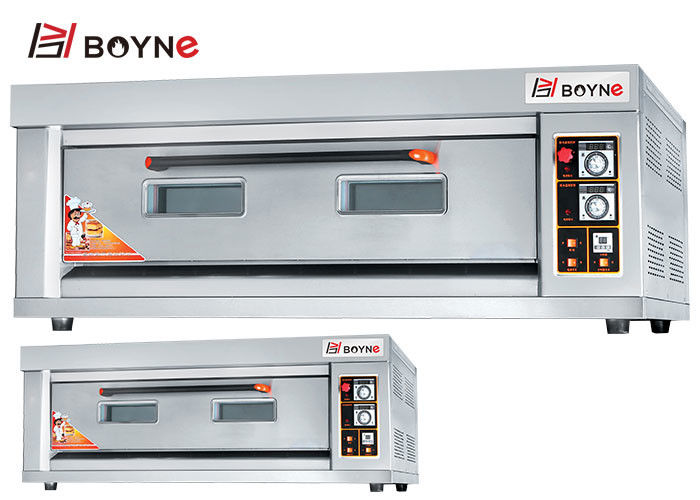 220v Gas Industrial Deck Oven One Layer Three Trays for Bread Baking