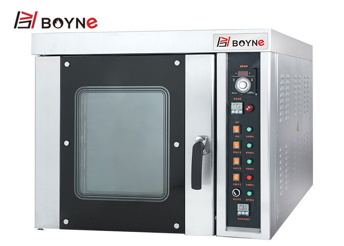 Five Trays Convection Oven 380v Stainless Steel with Glass Door