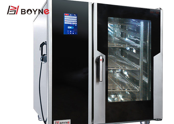 Professional 6 Trays Combi Oven Electric 380v With Touch Screen can baking and steaming