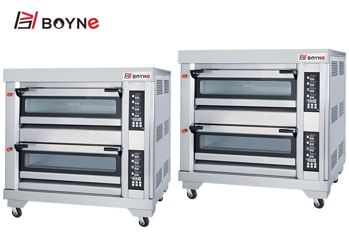 SS Commercial Bakery Kitchen Equipment Three Layer Gas Oven