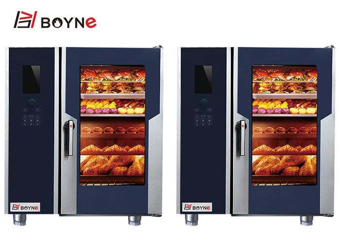 10 Tray Electric Combi Oven Steaming And Baking Multi Function For Kitchen