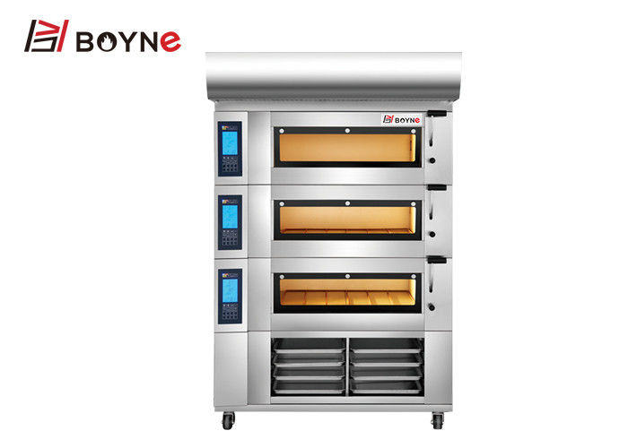 Liquid Crystal Display LCD Screen Three Deck Oven Trays Size 400*600mm