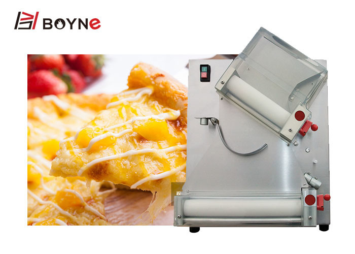 106rpm Pizza Dough Press Machine Stainless Steel 30cm Dough Roller