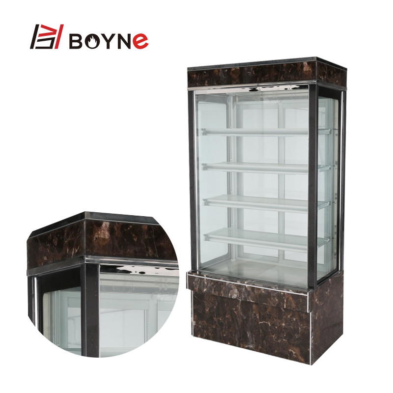 6 Layer SS Vertical Cake Display Case Good Heat Preservation