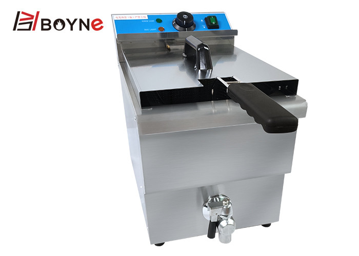 High Temperature Single Tank Fryer Fast Food Restaurant Deep Fryer