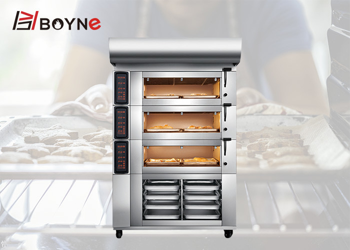Microcomputer Control Electric Bakery Oven With 10 Trays Fermentation for bakery shop