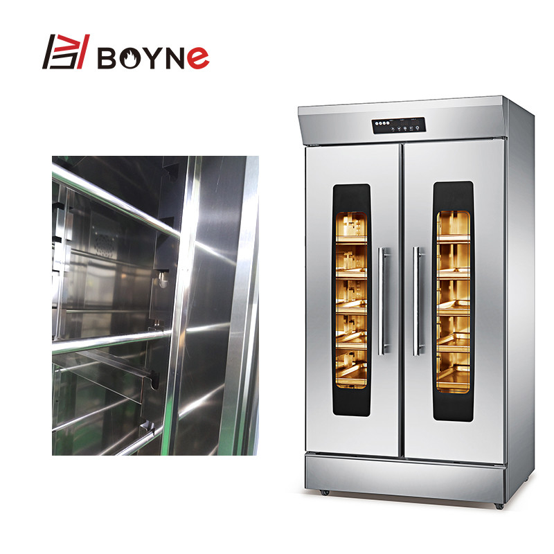 32 Pans Proofer Bread Fermentation Equipment Touch Panel Control Double Doors